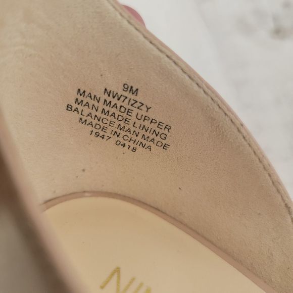 Nine West nude cream 3 in heels‎ ankle strap size 9M neutral - Picture 7 of 7